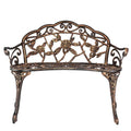 Bronze Cast Aluminum Outdoor Bench W6971