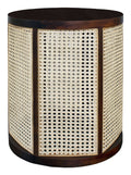 Acacia Wood Cane Side Table K83656