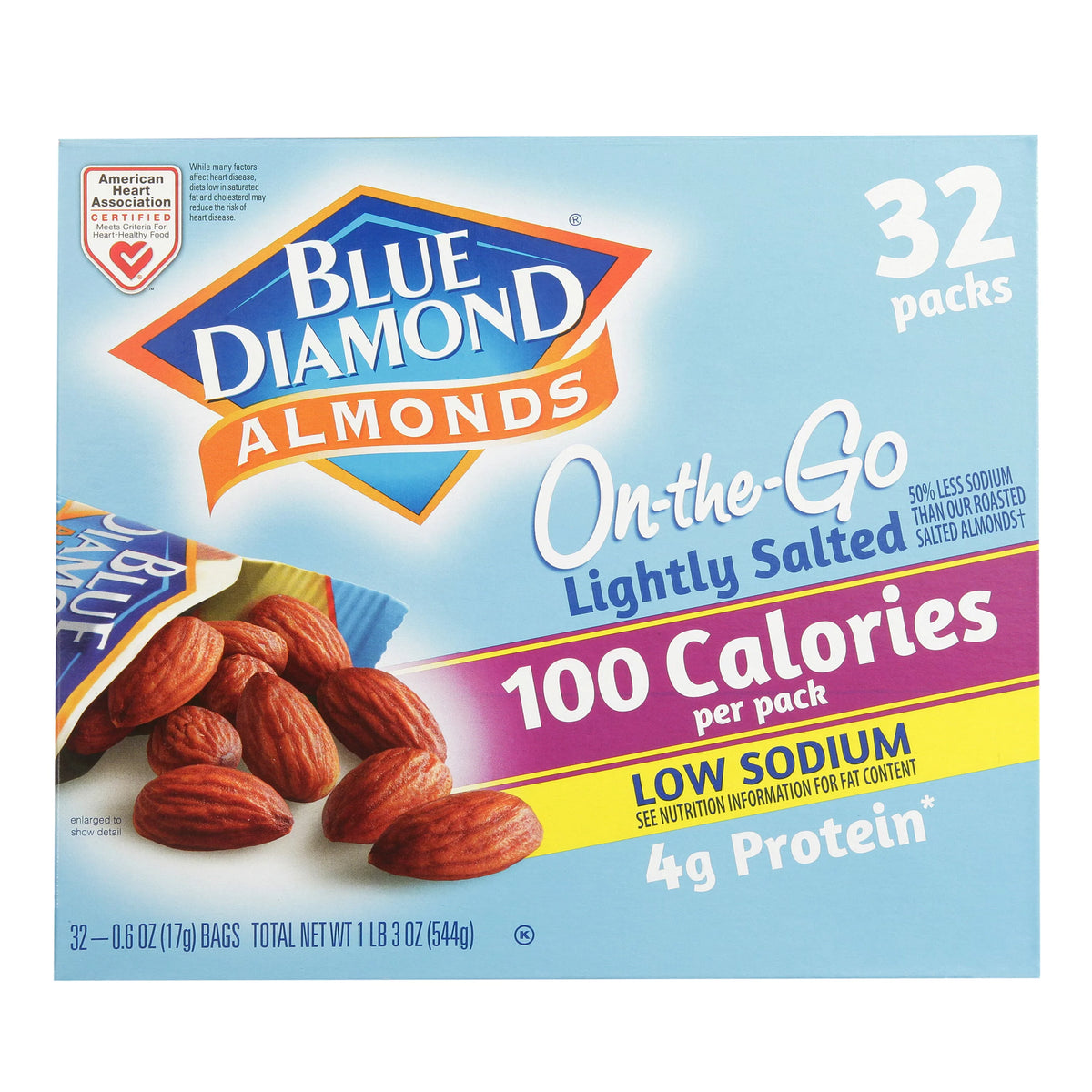 Lightly Salted Almonds 32 Count O6978