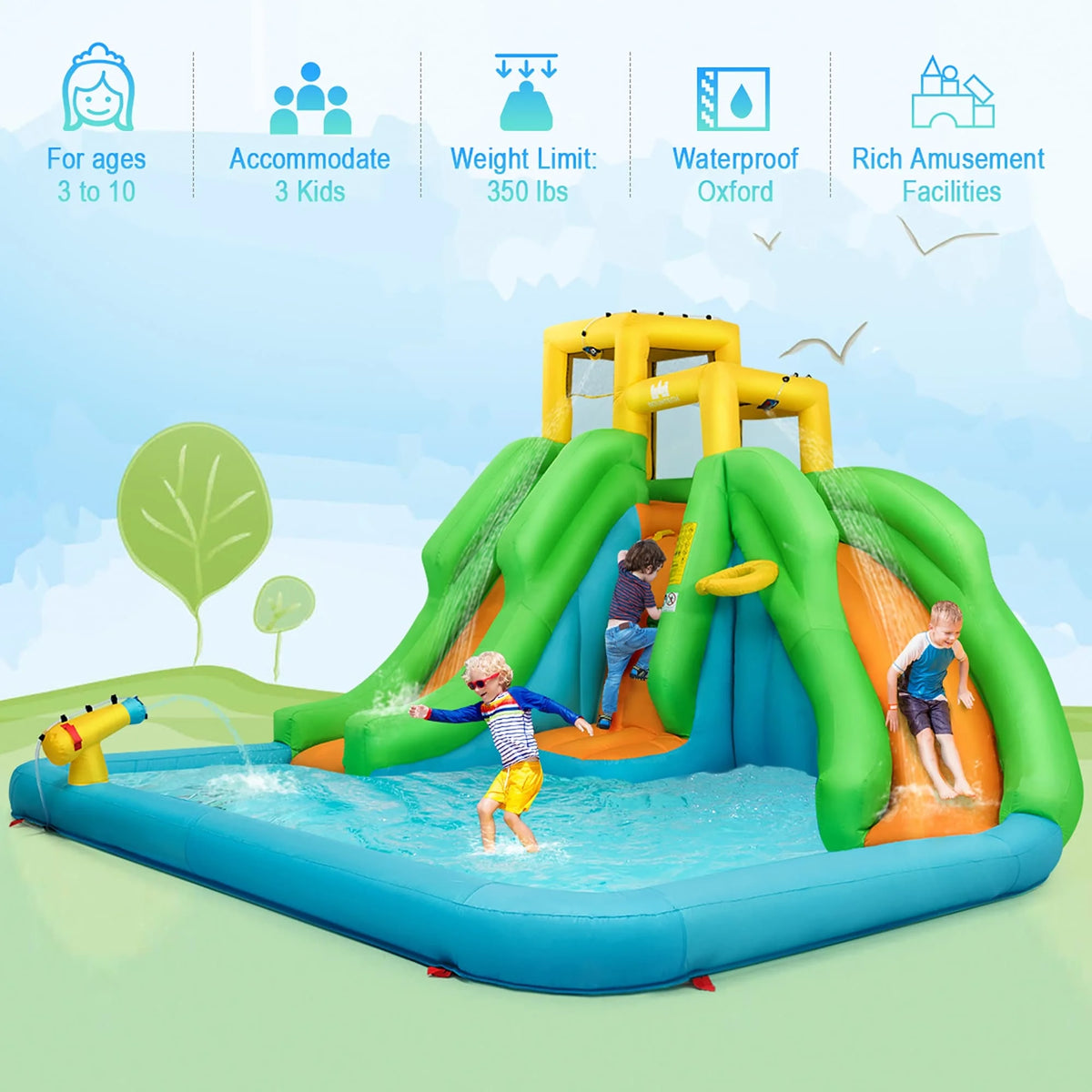 Inflatable Water Slide O76710