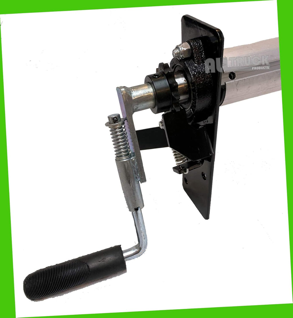 Manual Hand Crank Truck & Trailer Tarp Roller with Lock Lever G253938