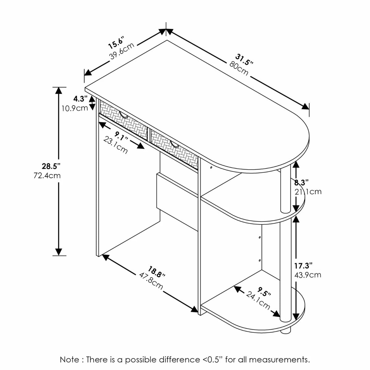 Laptop Computer Desk/Table T23230