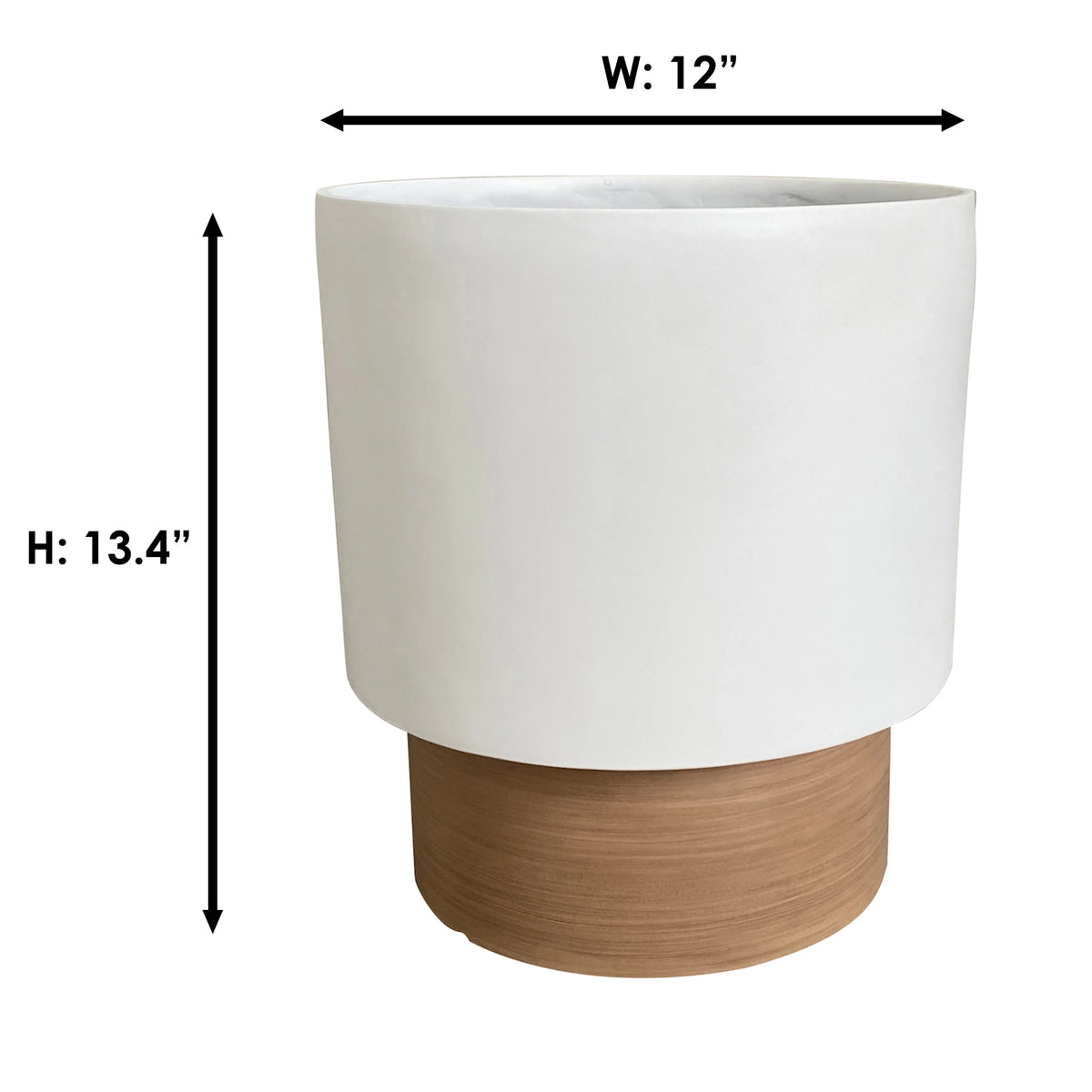 White Resin Planter R74852