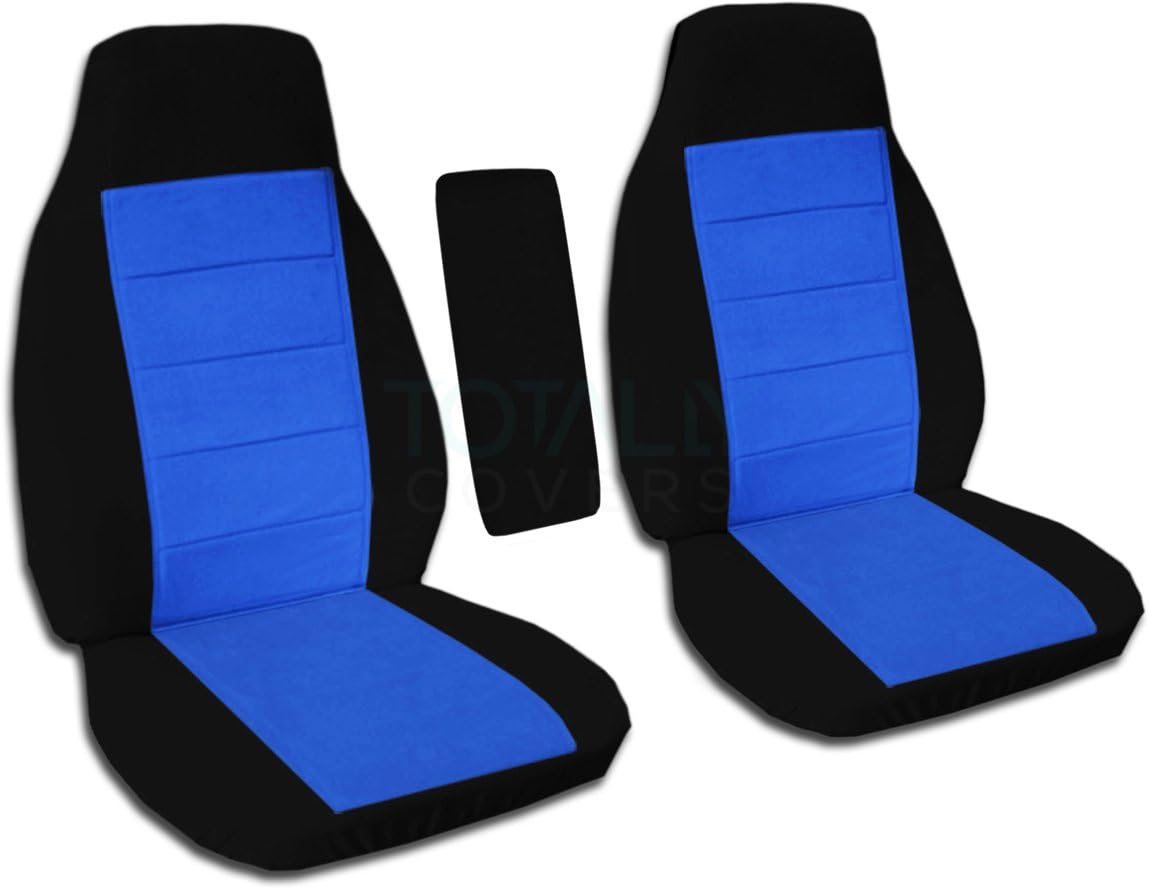 Compatible with Ford Ranger Two-Tone Truck Bucket Seat Covers Black and Sand F710