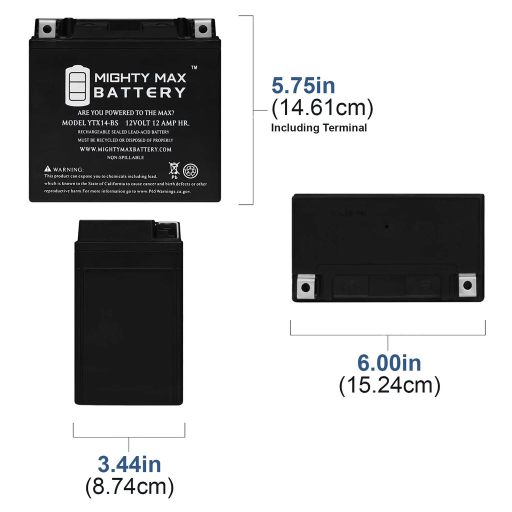 YTX14-BS Battery T538238