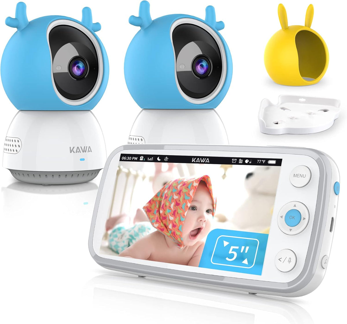 Baby Monitor with 2 Cameras and Audio X510