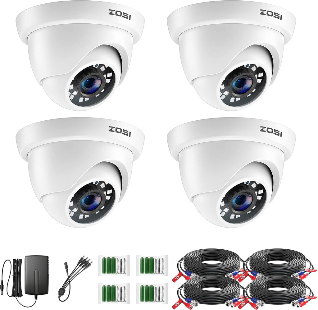 1080P 8 Channel Security Camera System with 8 Dome Cameras R9910
