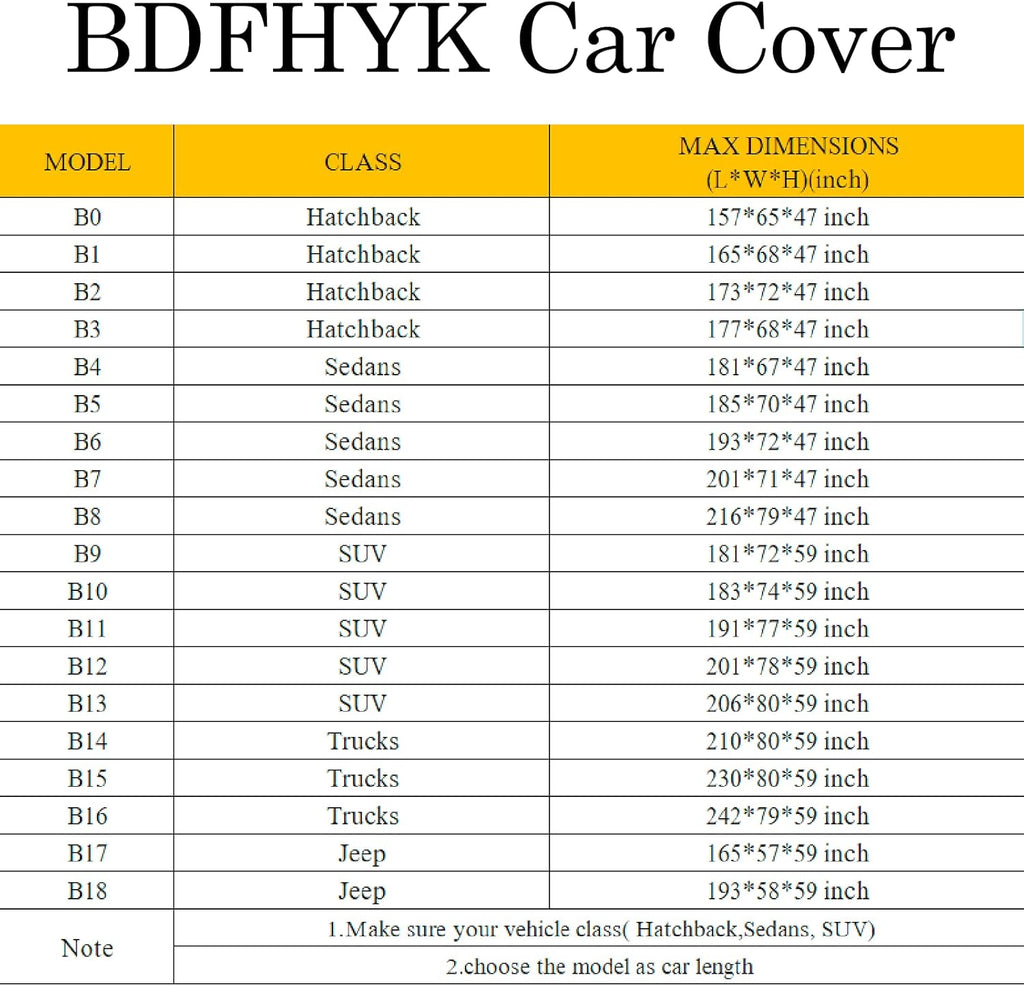 6 Layers Waterproof Car Cover with Zipper Lock Cable P1025