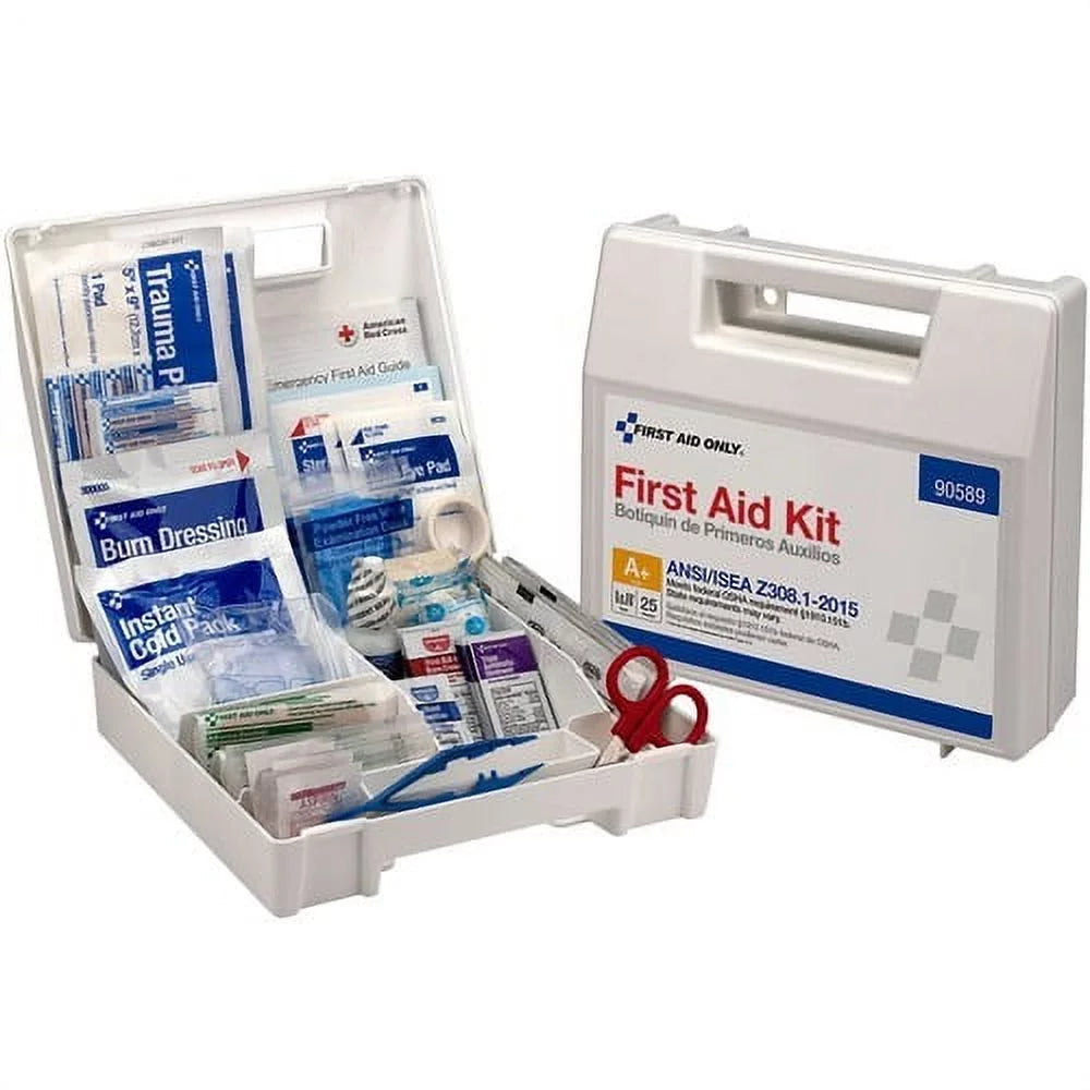 25-Person Bulk Plastic First Aid Kit Q587622