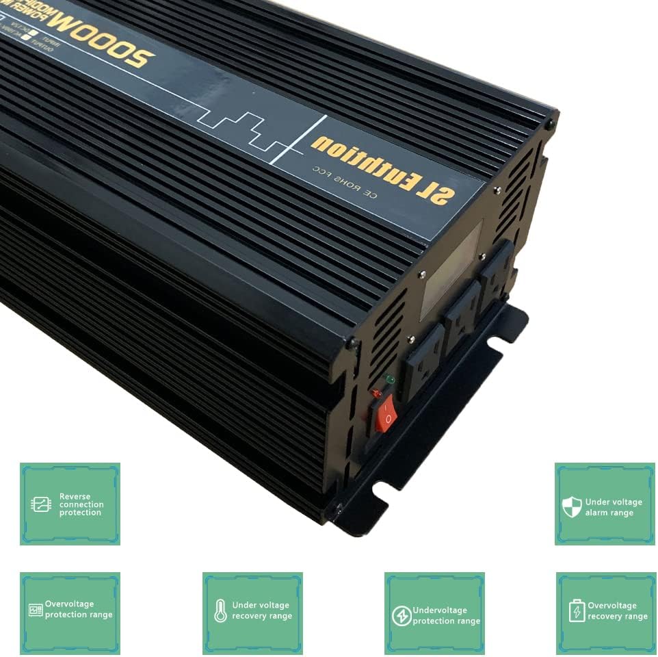 2000W Power Inverter 12V DC to 120V AC with LCD Display USB Port A54231