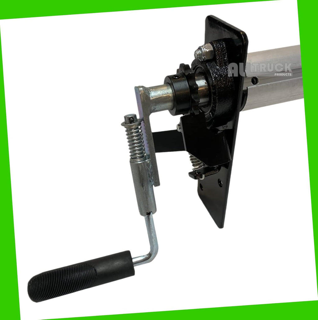 Manual Hand Crank Truck & Trailer Tarp Roller with Lock Lever G253938