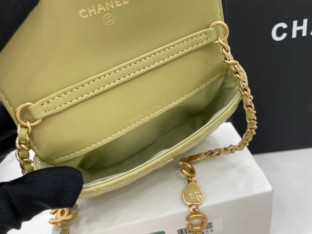Green Mini Flap Bag J677150