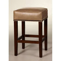 Matte Black Suede Bar Stool W464136