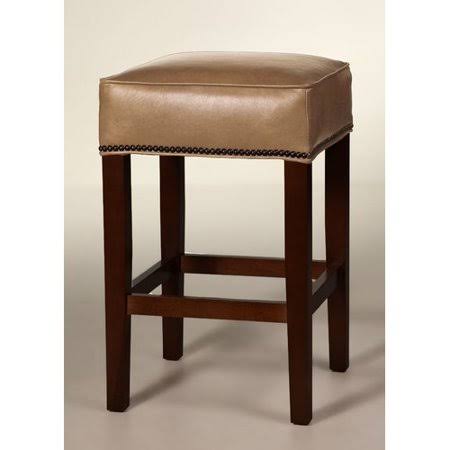 Matte Black Suede Bar Stool W464136