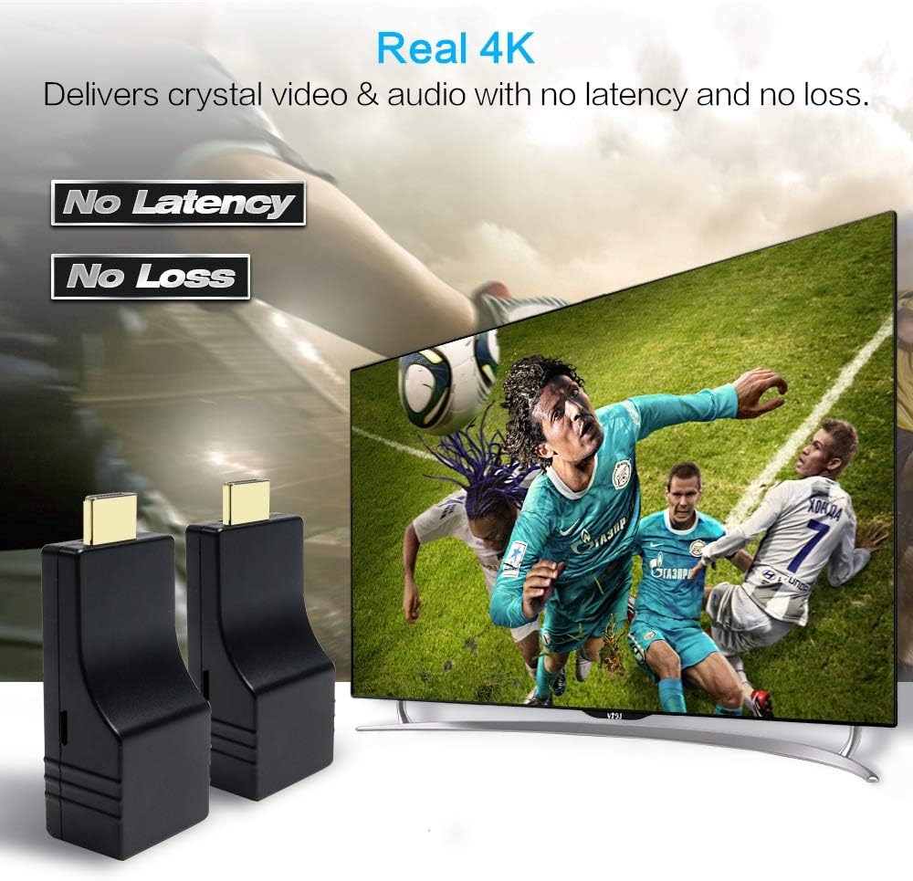 Mini 4K HDMI Extender Over Single CAT5e/CAT6 Cable with IR Remote N8997