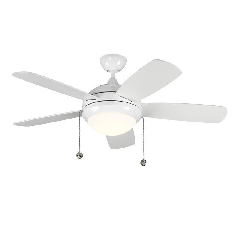 Polished Nickel Ceiling Fan U877
