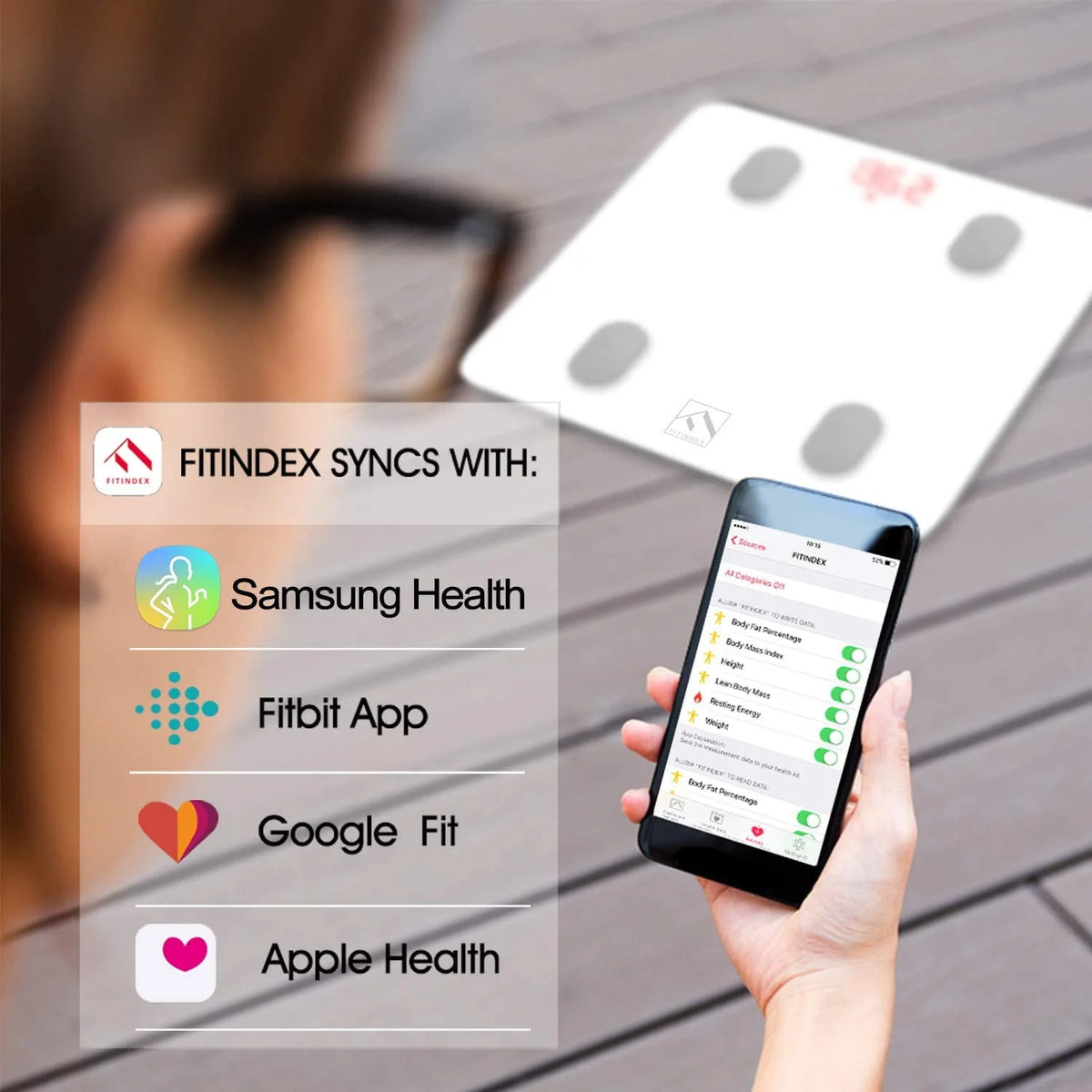 Bluetooth Body Fat Scale P5032