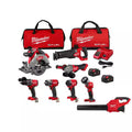 18V Lithium-Ion Brushless Cordless Combo Kit with 5.0 Ah Batteries 7-Tool & Cordless Blower W893