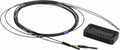 6.56' Long 25mm Radius Threaded Head Fiber Optic Cable Black T3224