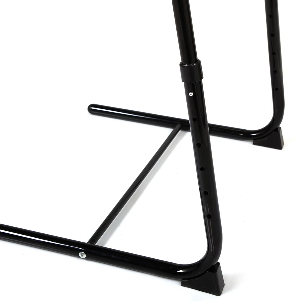 Set of 2 Portable Computer Table Black S195251