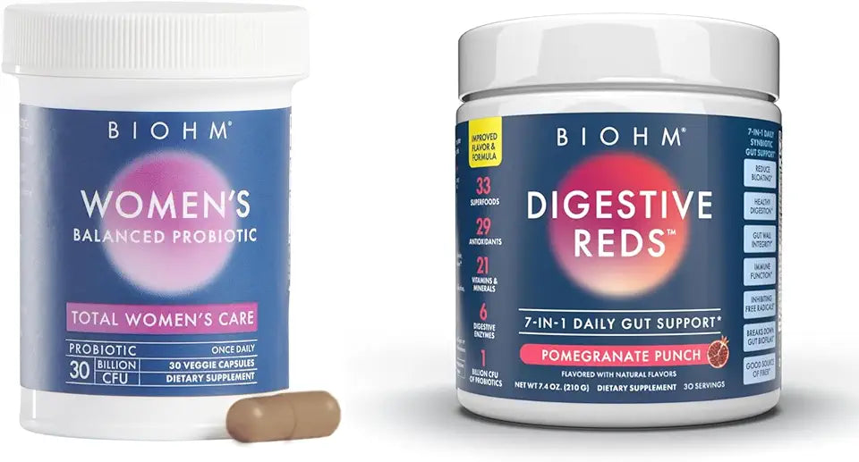 Women's Probiotics 30B CFU & Digestive Reds Powder M3243