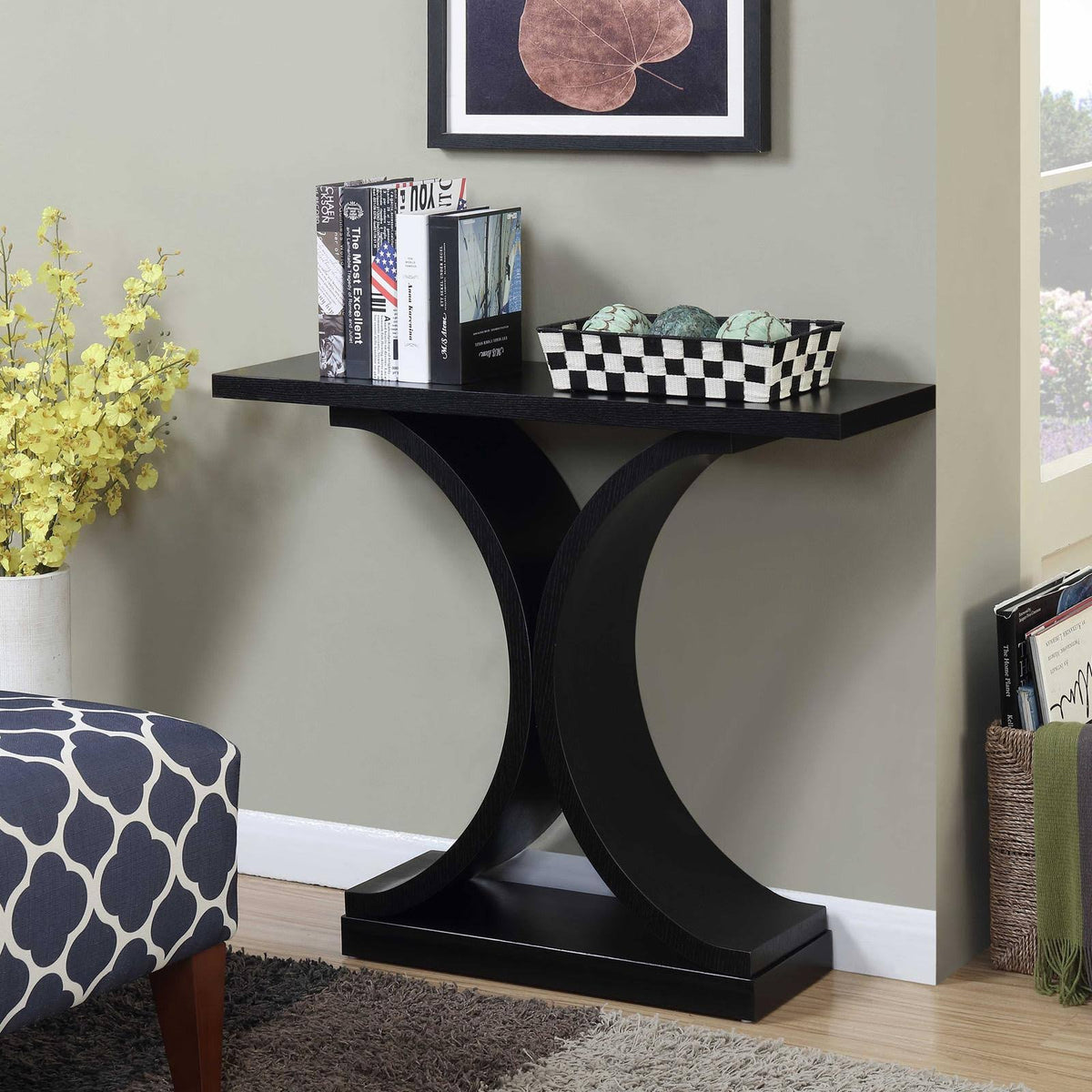 Black Console Table U82773