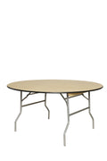 60" Round Birch Wood Table S2824