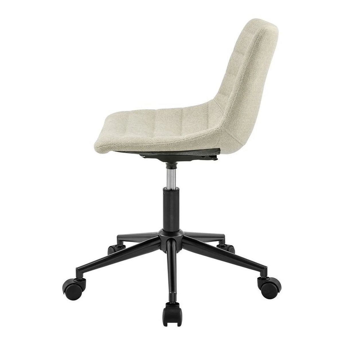 Cream Fabric Swivel Office Chair Z25916