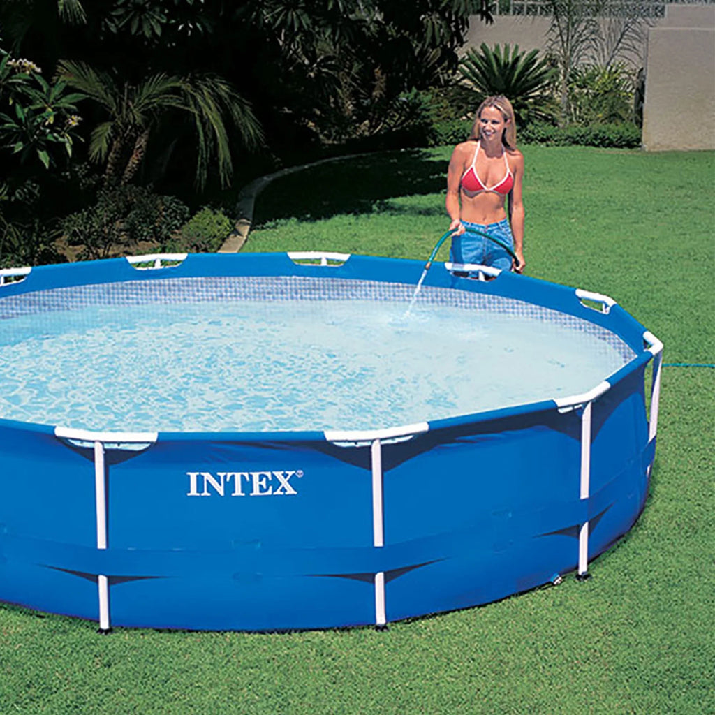 12' x 30" Metal Frame Above Ground Swimming Pool with Filter Pump L900