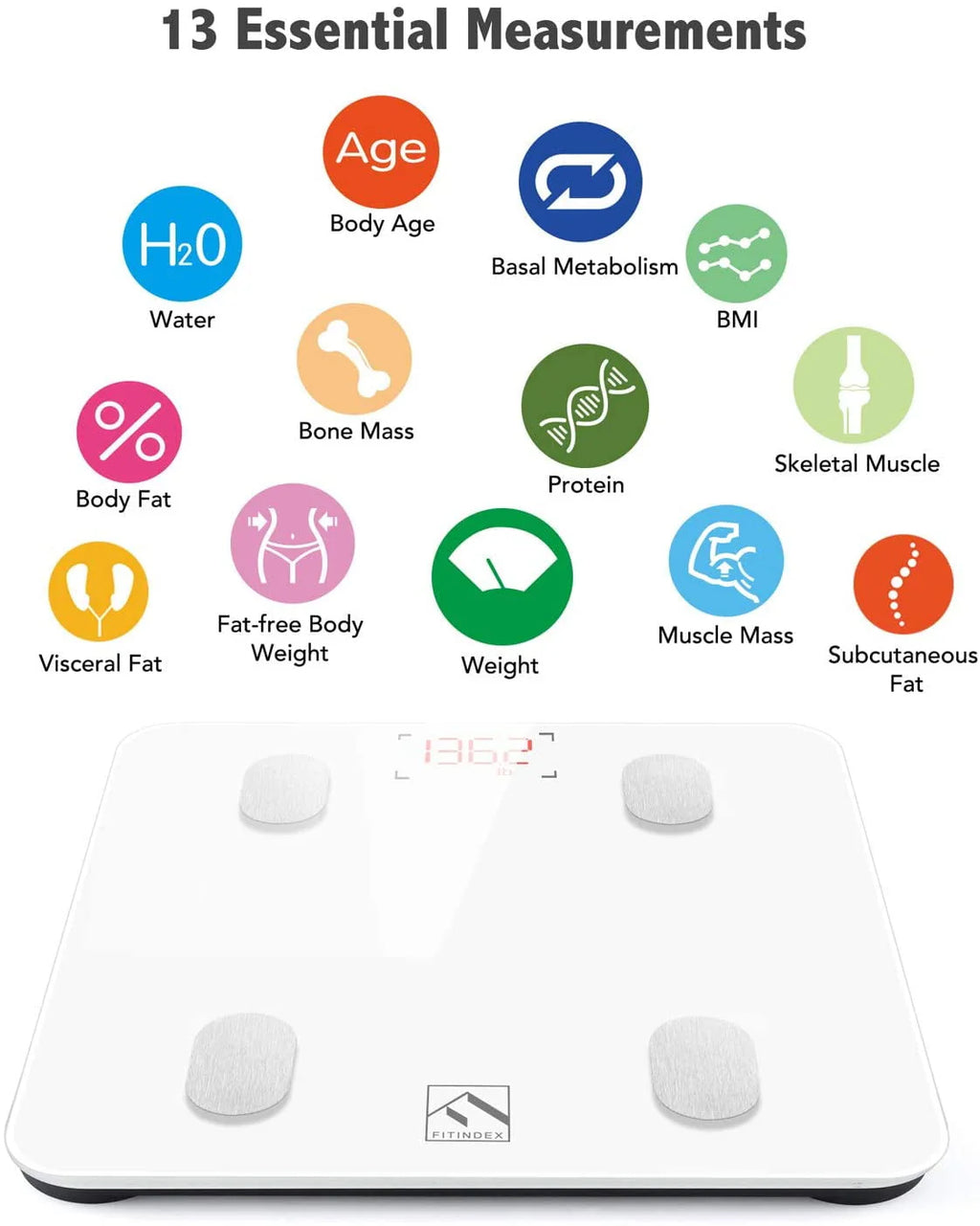 Bluetooth Body Fat Scale P5032