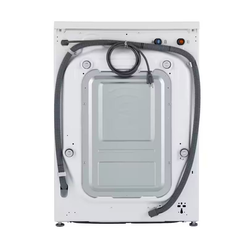 24 in. W 2.4 Cu. Ft. Compact Stackable Smart Front Load Washer in White with Steam O4378