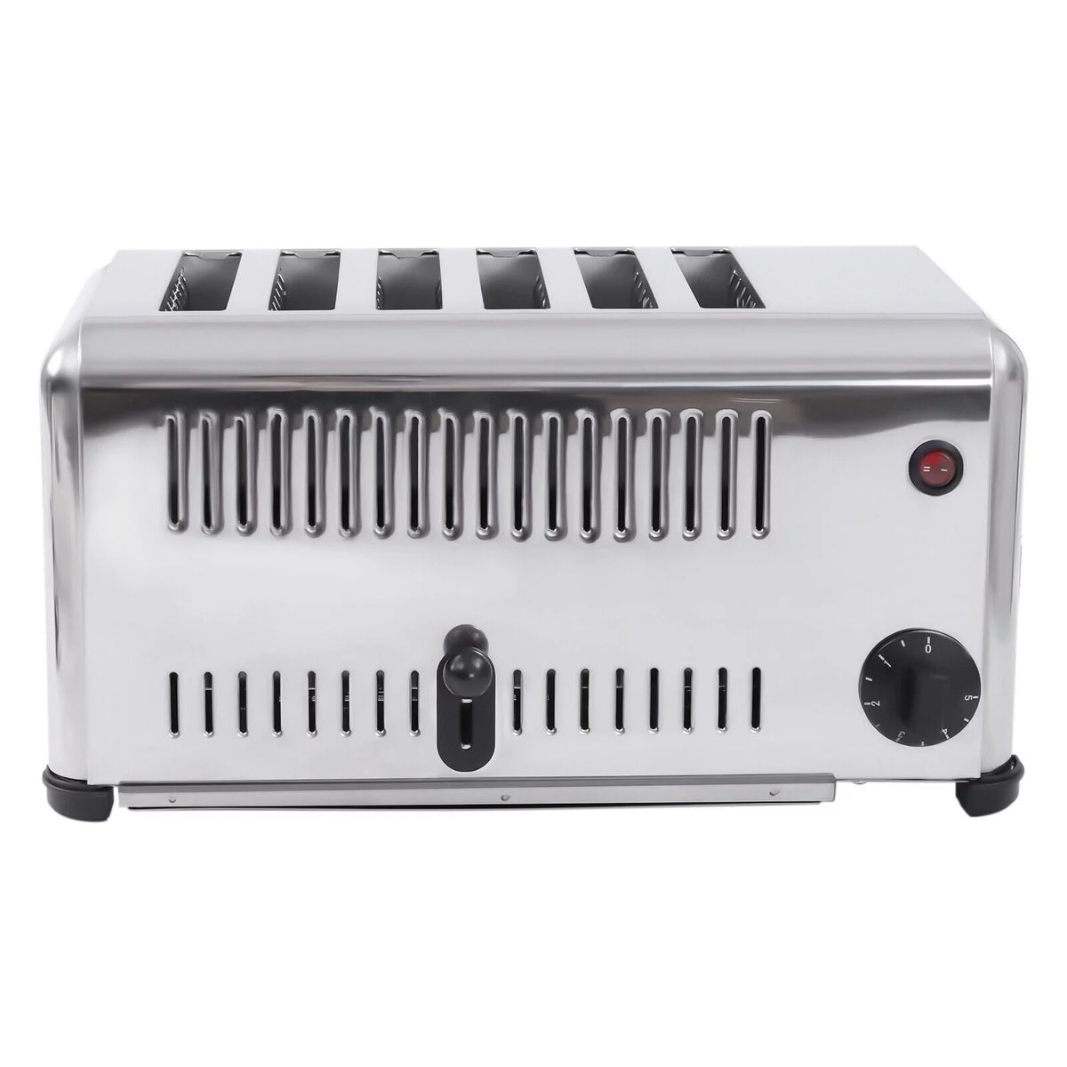 6 Slices Timing Electric Pop-Up Stainless Steel Toaster F117