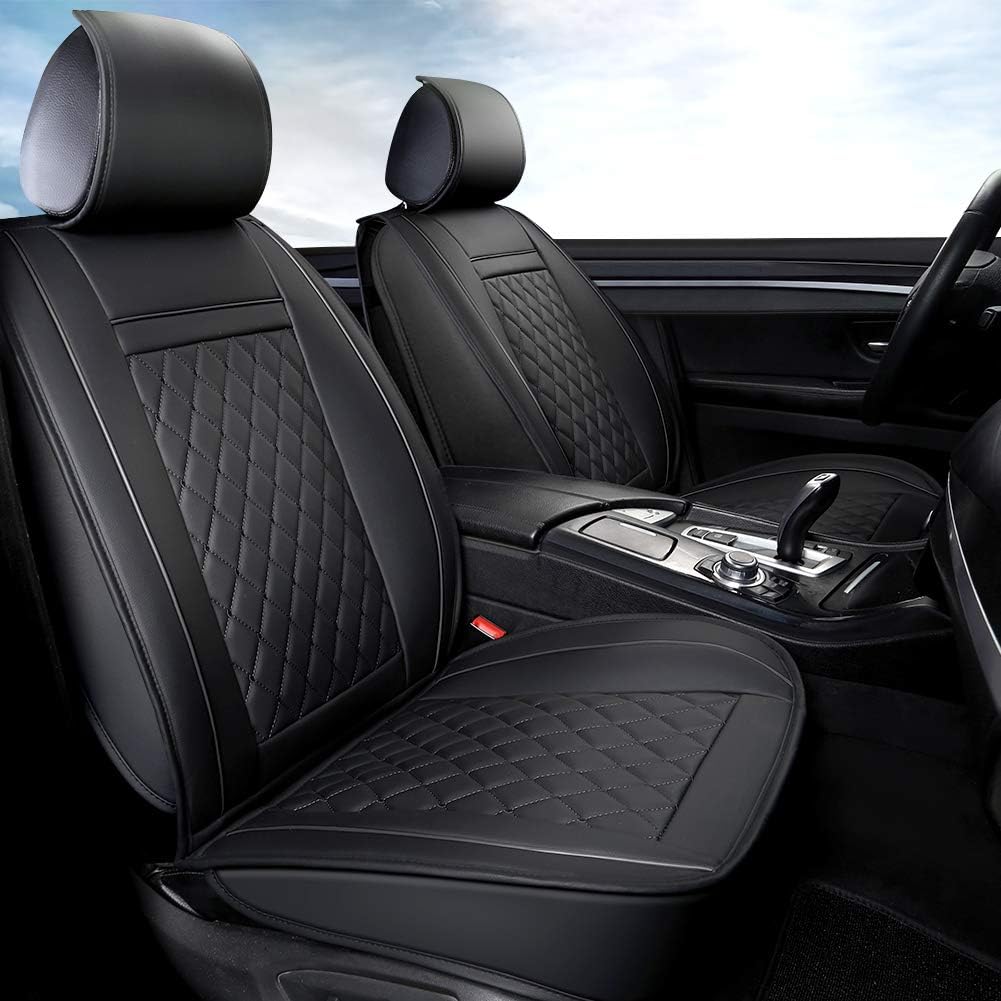 Black Red Car Seat Covers Full Set Q3272