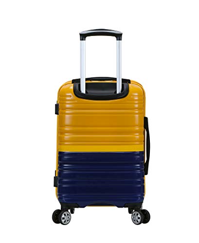 Expandable Hardside Spinner Wheel Luggage, Two Tone Navy, Carry-On 20-Inch U62839