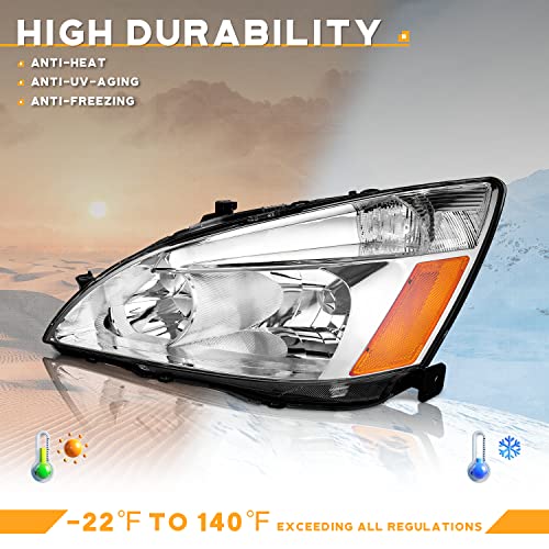 Black LED Headlight Assembly with Sequential Turn Signal W643