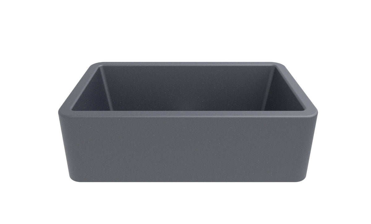 33x22 Metallic Apron Kitchen Sink Titanium Grey N32217