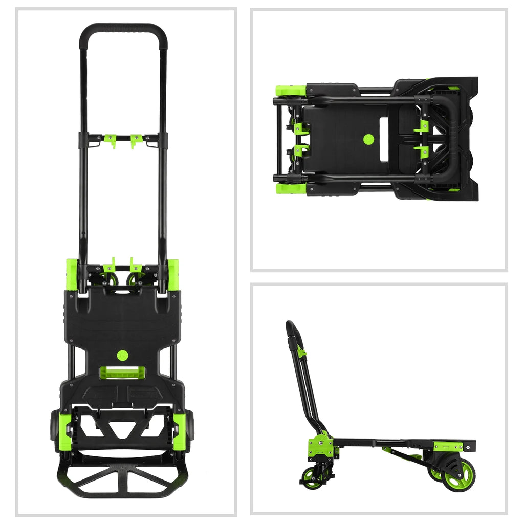 330 lb Folding Hand Truck with Retractable Handle R874108