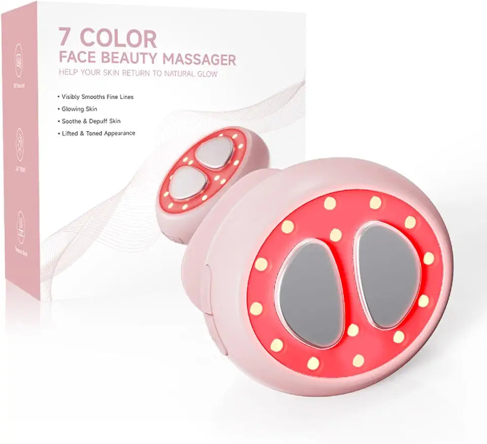 7 Color LED Facial Light Therapy Wand J636240