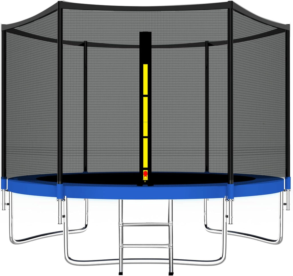8Ft Trampoline with Enclosure Net & Spring Pad A15606