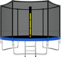 8Ft Trampoline with Enclosure Net & Spring Pad A15606