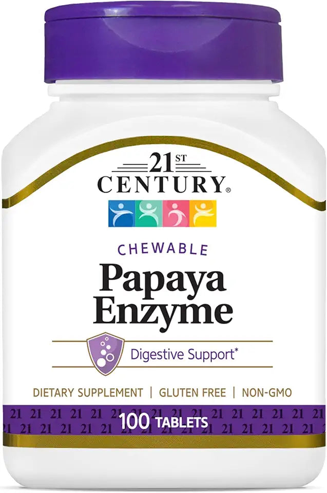 Papaya Enzyme Tablets and Chewable Tablets E79955