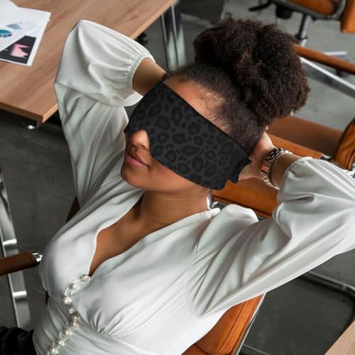 Buffalo Check Red and Black Plaid Blackout Sleep Eye Masks B68986