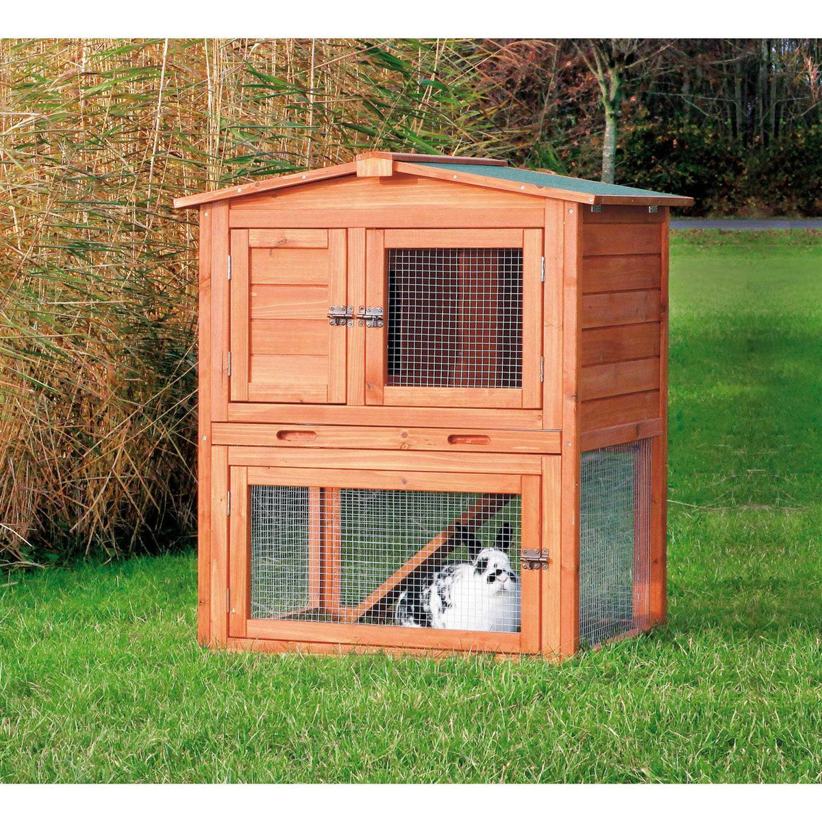 Rabbit Hutch with Peaked Roof B99641