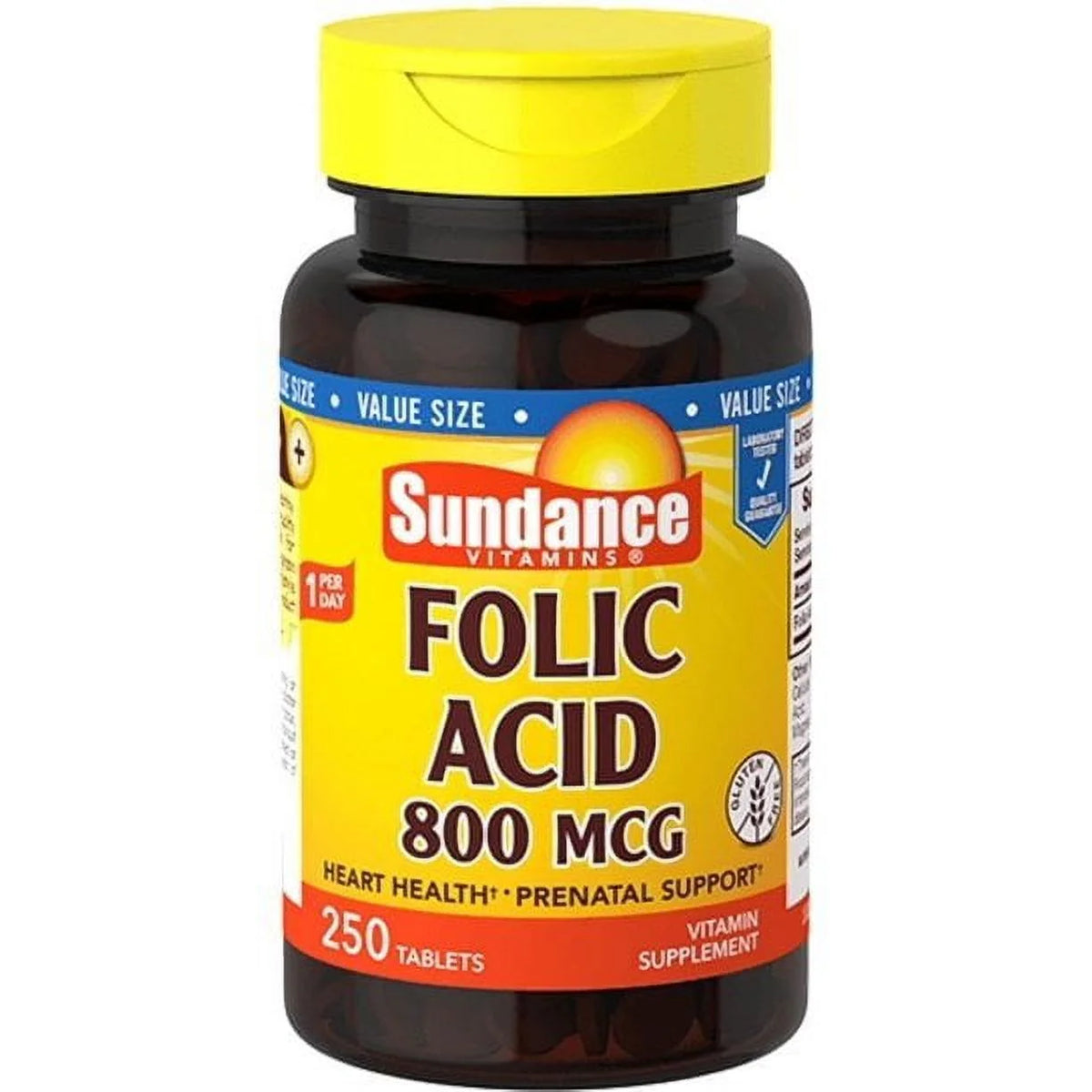 Folic Acid 800mcg Gluten-Free 250ct 6-Pack D9531