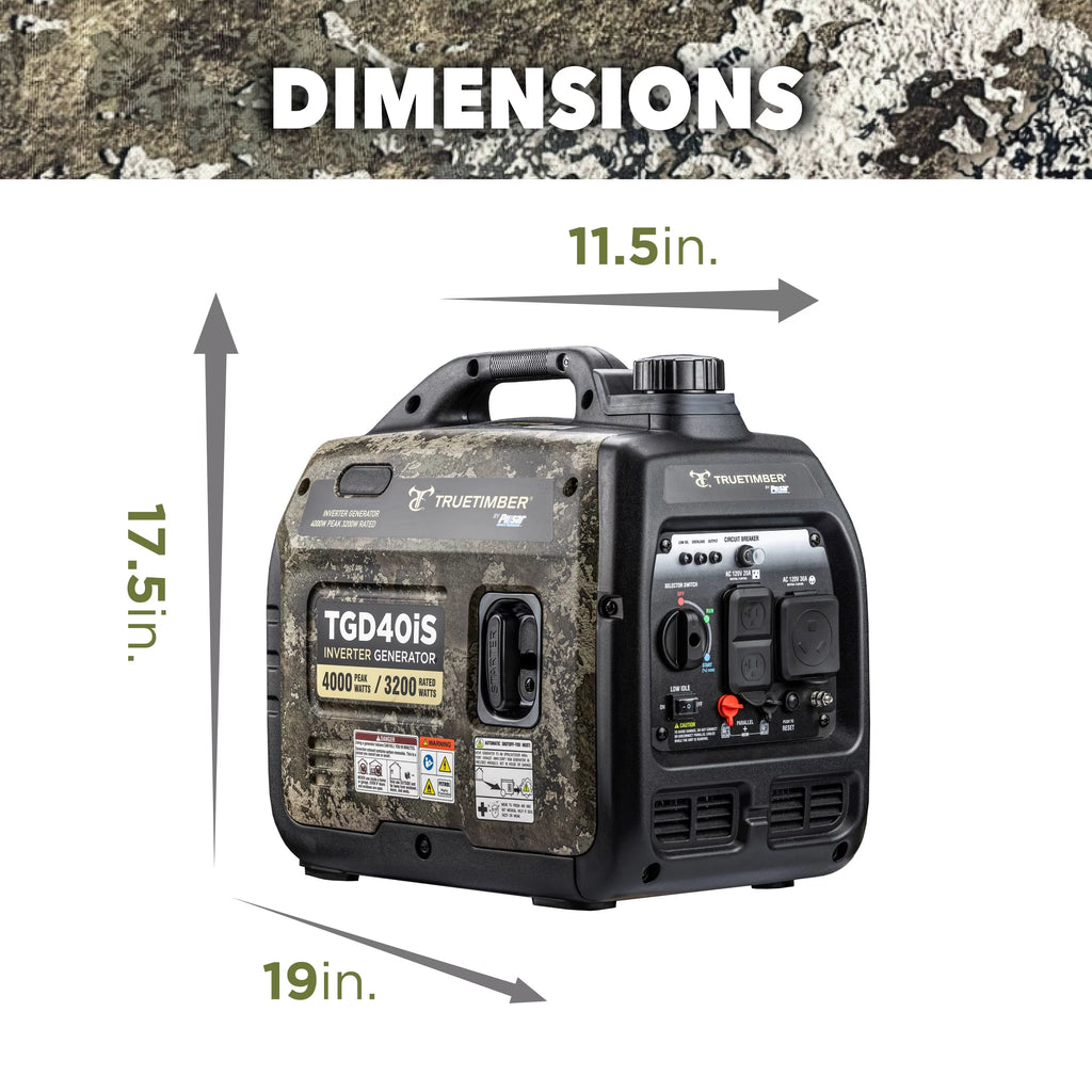 4000-Watt Gasoline Powered Inverter Generator Q9496