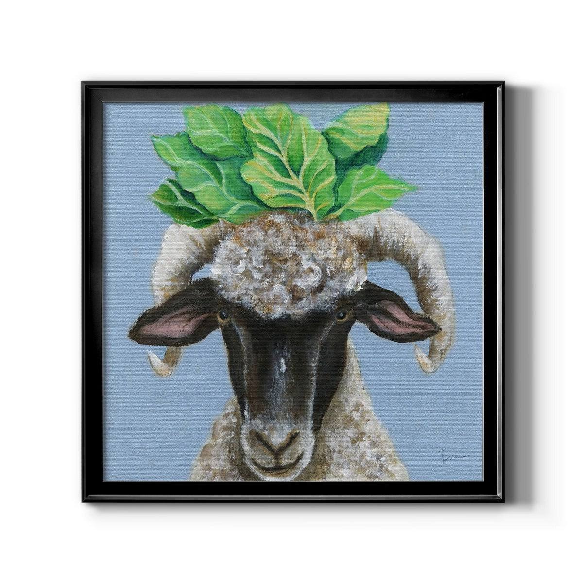 Black 32x32 Framed Canvas K411486