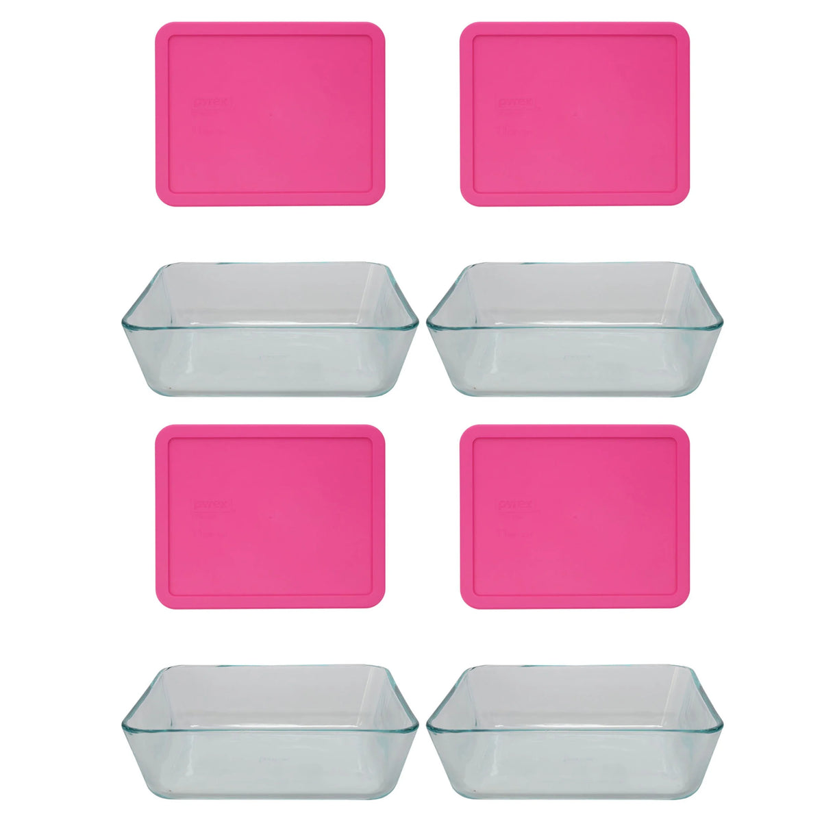 Glass Food Storage Dish with Lid 4-Pack T85576