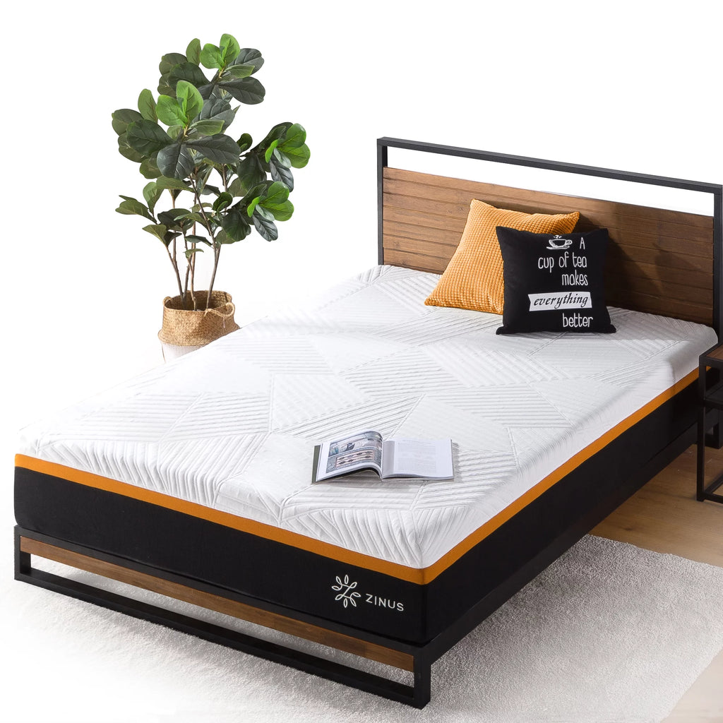 12" Copper Memory Foam Hybrid Mattress, Queen Y685175