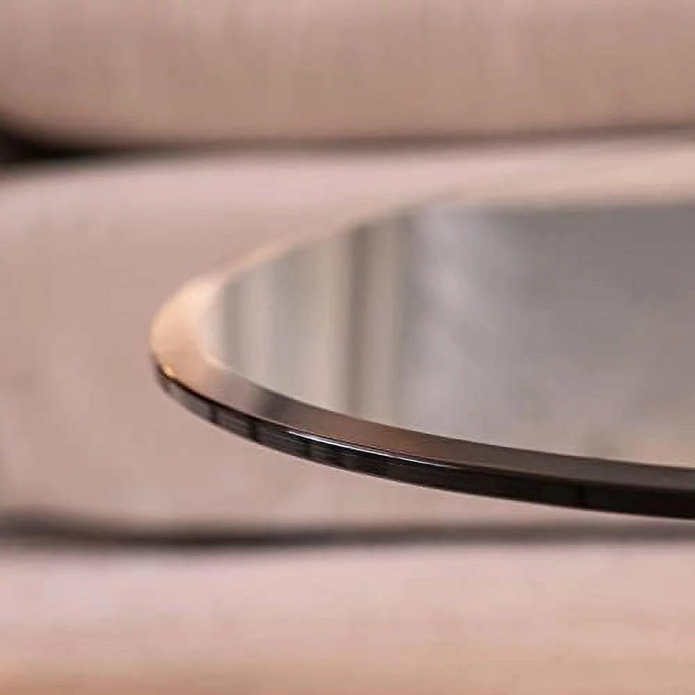 38" Round 1/4" Thick Tempered Clear Glass Table Top J56483