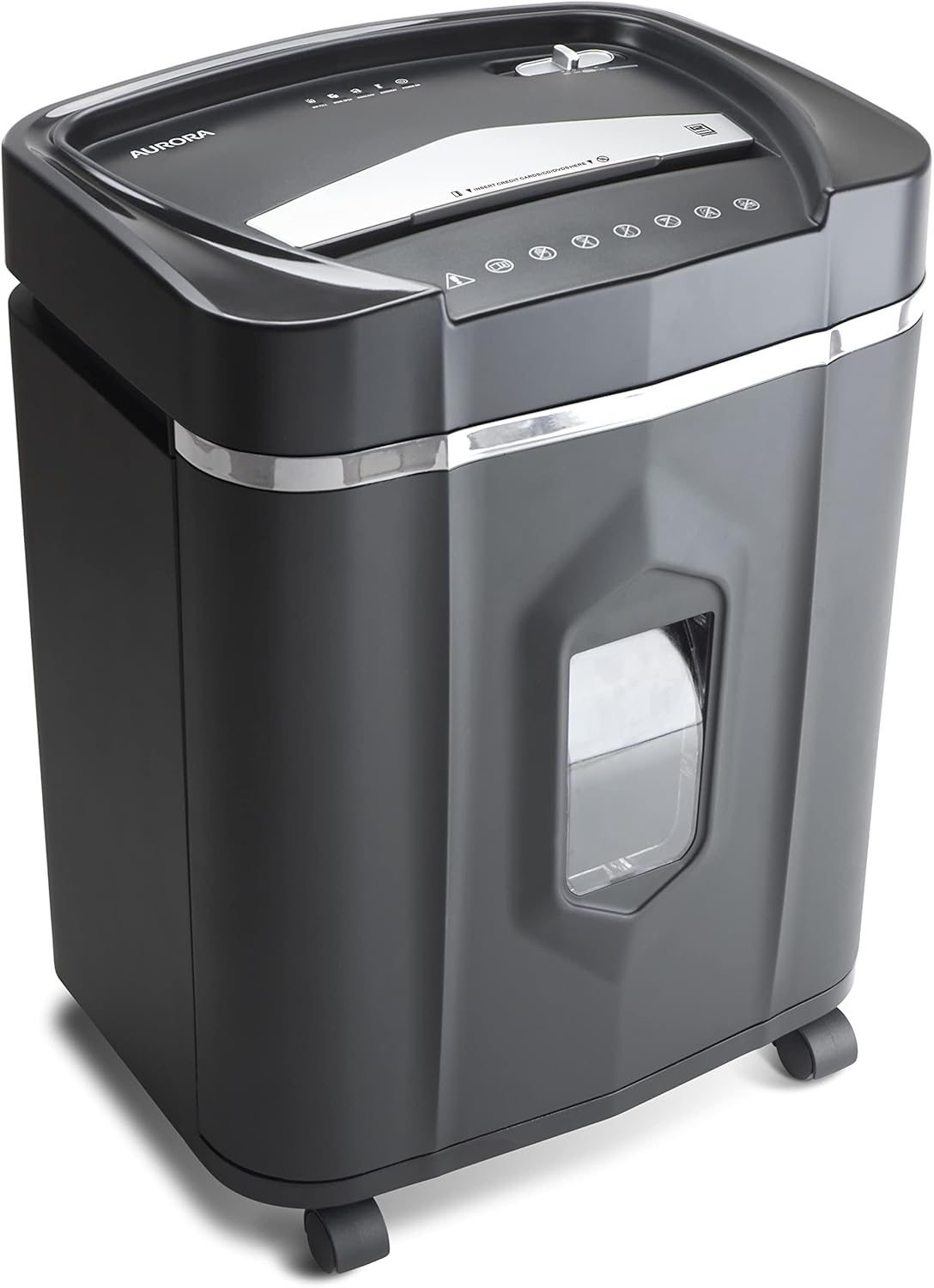 12-Sheet Micro-Cut Paper CD Credit Card Shredder U478556